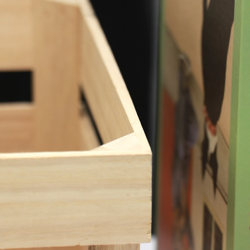 BSCI Light Paulownia Wooden Display Crate
