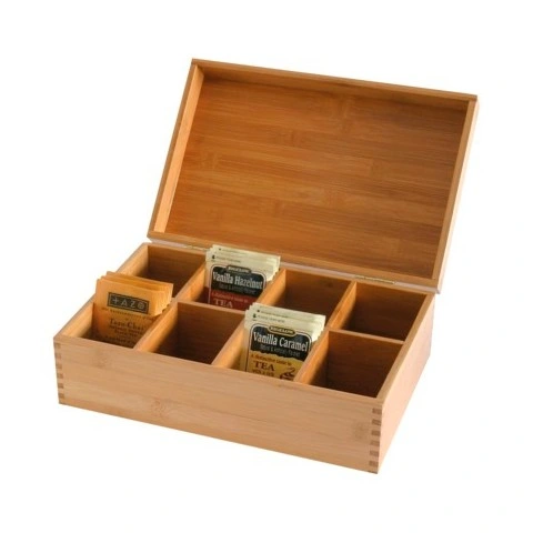 Eco-Friendly Wooden Tea Box Wood Storage Box