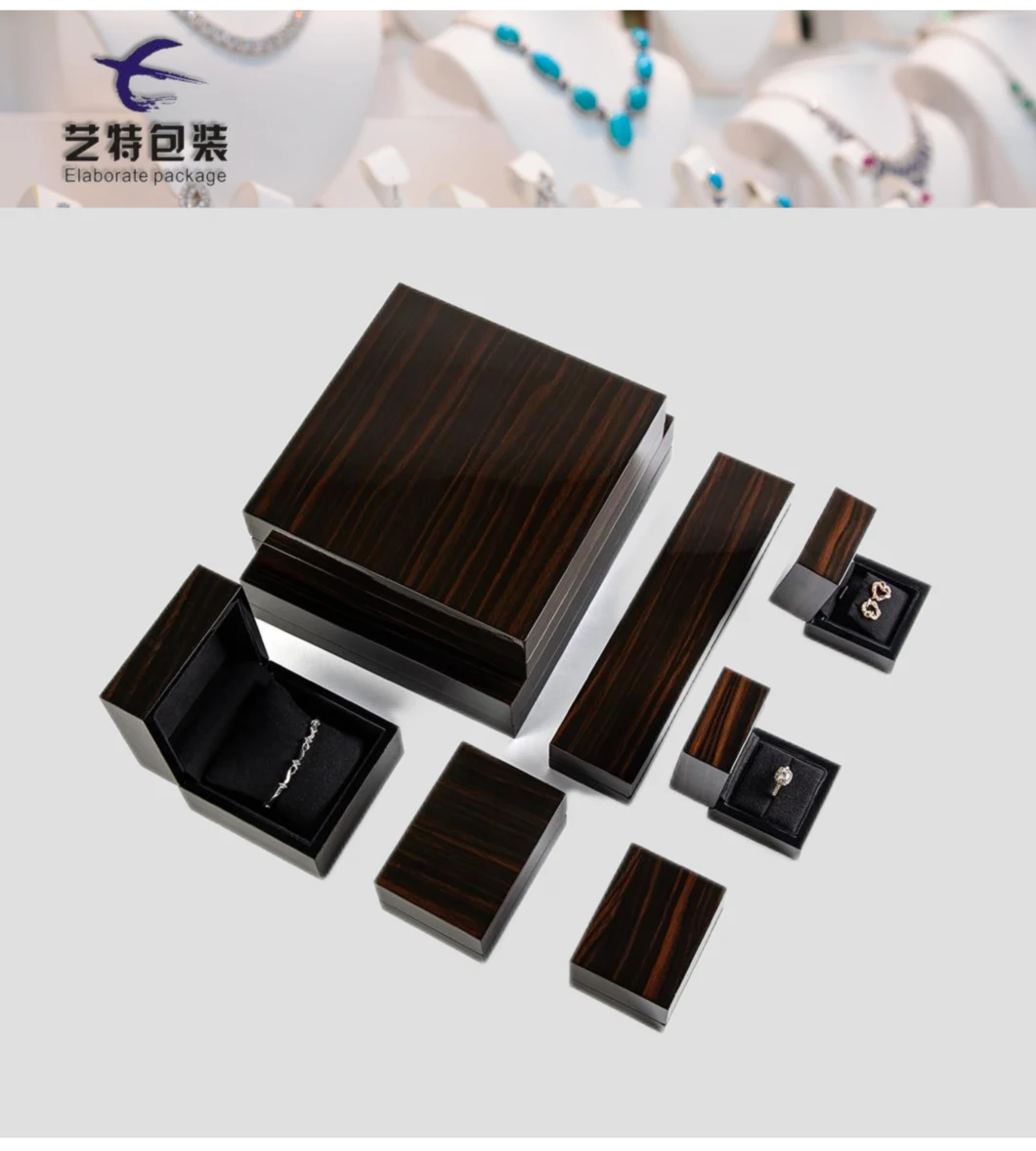 Wholesale Customization Piano Paint/Jewelry Box/Wooden Packing/PU Leather Box/Velvet Box/Necklace/Ring/Pendant/Bracelet/Bangle/Coin/Perfume Box/Velvet/Gift Box/