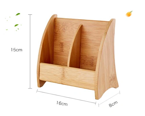 Creative Mini Storage Box Natural Bamboo Wood Desk Organizer