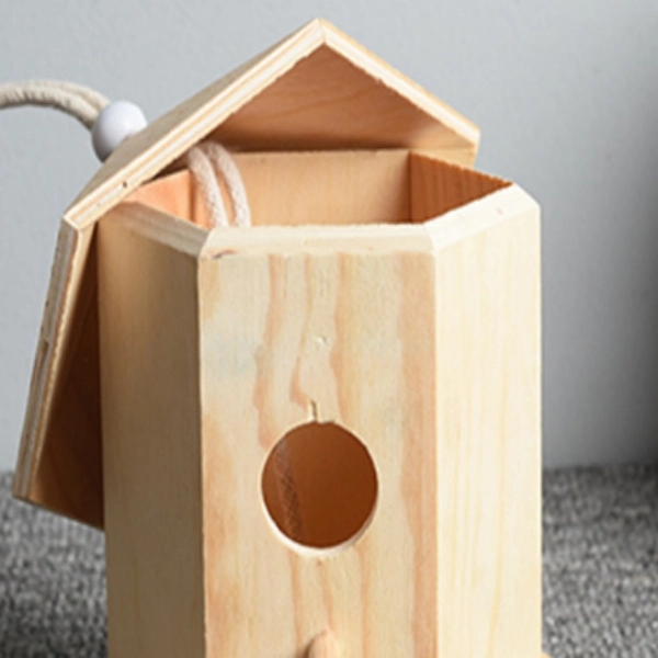 64pcreative Outdoor Wooden Crafts Wooden Hanging Bird House