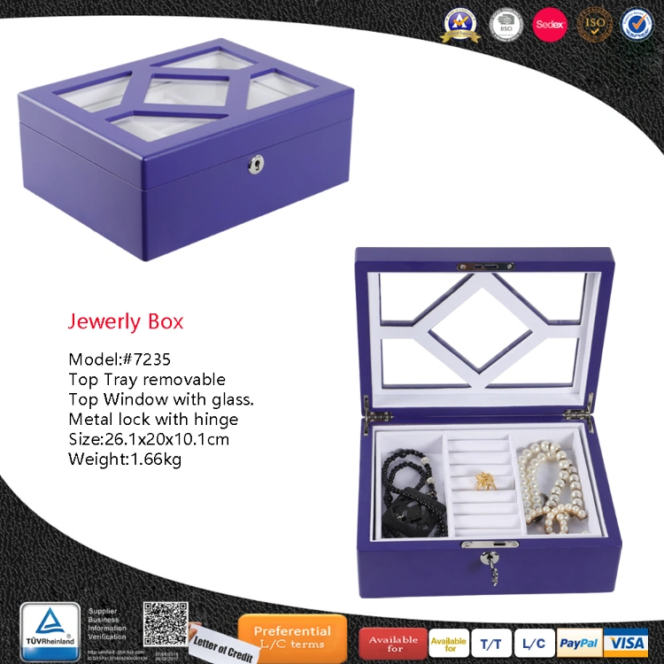 New Product Customized Jewelry Storage Organizer Wooden