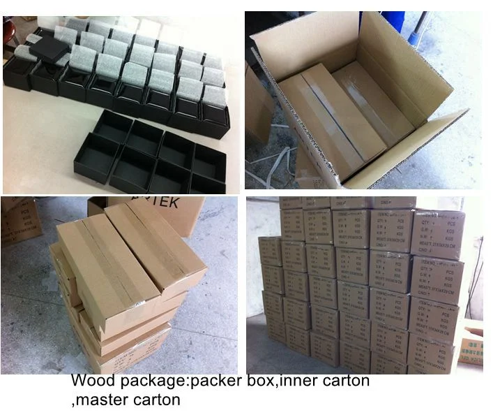 Customized Bamboo Tea Display Box Wood Coffee Package Box Wood Packing Box with Glass Window