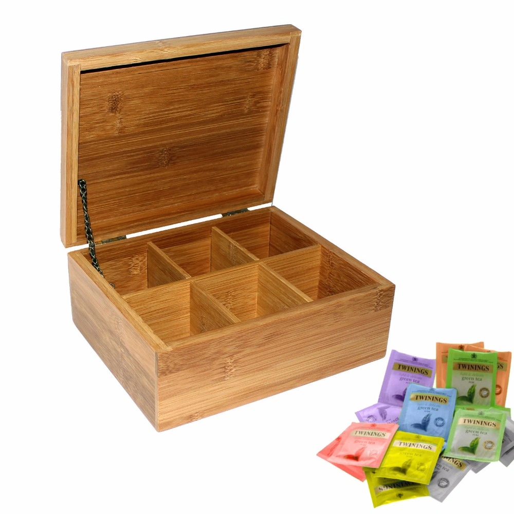 Eco-Friendly Wooden Tea Box Wood Storage Box