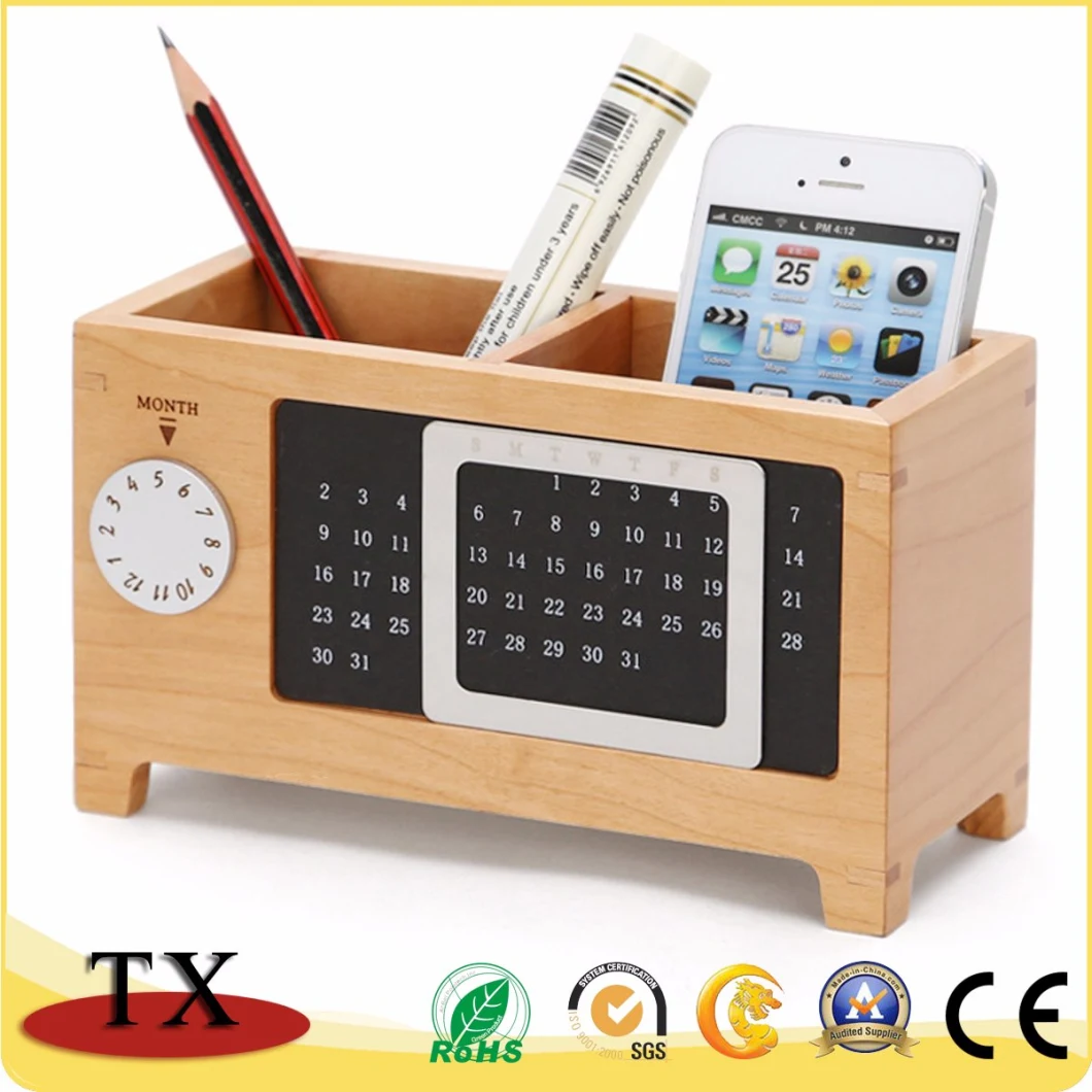Customized Wooden Multi-Function Office Use Calendar