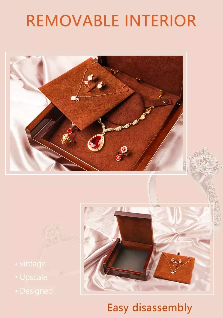 Wholesale Piano Paint Gift PU Leather Velvet Wooden Jewelry Packing Box/Set/Ring/Earring/Necklace/Pendant/Bracelet/Bangle/Storage Box/Watch/Perfume/Cigar Box