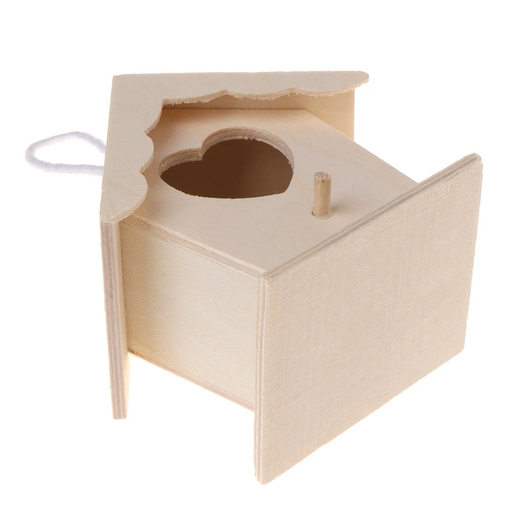 Unfinished Decorative Wooden Birdhouse Wood Craft