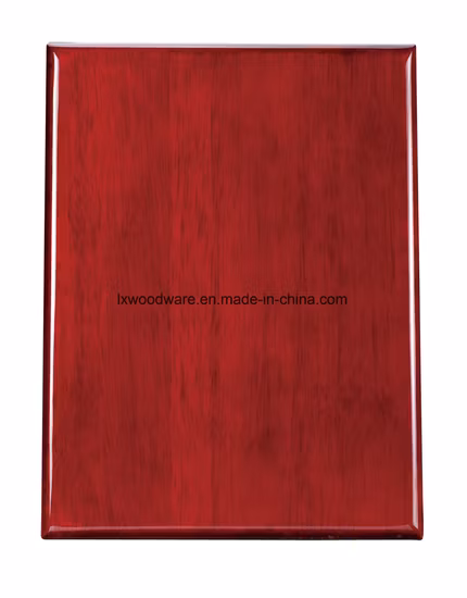 Placa de premios de madera brillante de palisandro económico