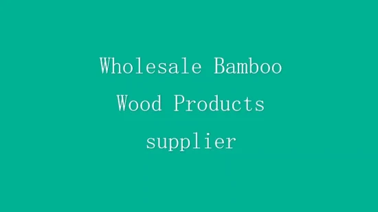 Cajas de madera de bambú planas baratas a granel al por mayor