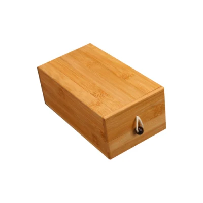 74zwholesale Caja de almacenamiento extraíble creativa Caja de té de madera