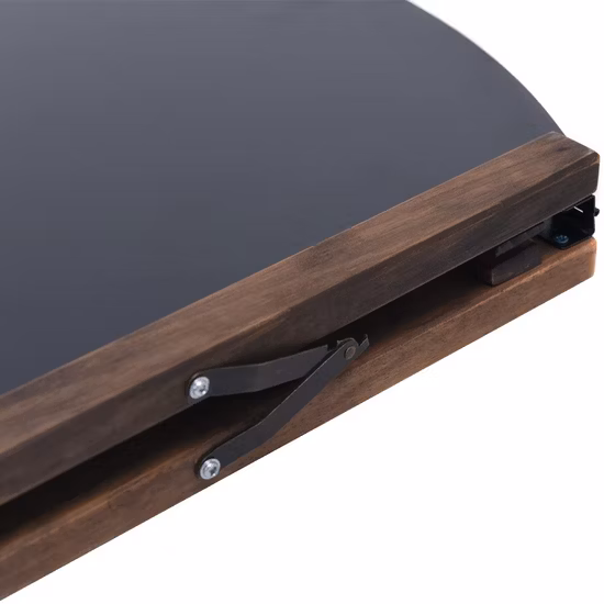 Pizarra plegable de madera Bar Pizarra publicitaria