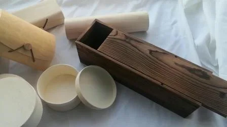 Caja de regalo de madera de vino de madera de paulonia de pino personalizada al por mayor de China